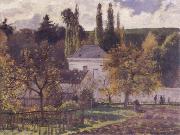 Camille Pissarro Villa at L-Hermitage,Pontoise oil painting reproduction